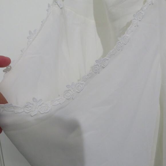 Princess Polly Women Sz 12 White Maylor Mini Dress Low Cut Low Back Dress - Picture 6 of 10